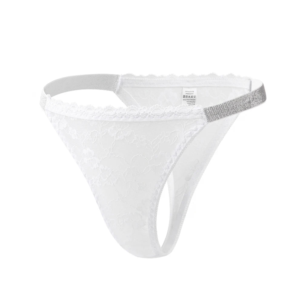 Womens Sexy Lace Thongs Breathable and Comfortable Stretch Elegant Plus Size Underwear Panties XL 2XL 3XL 4XL
