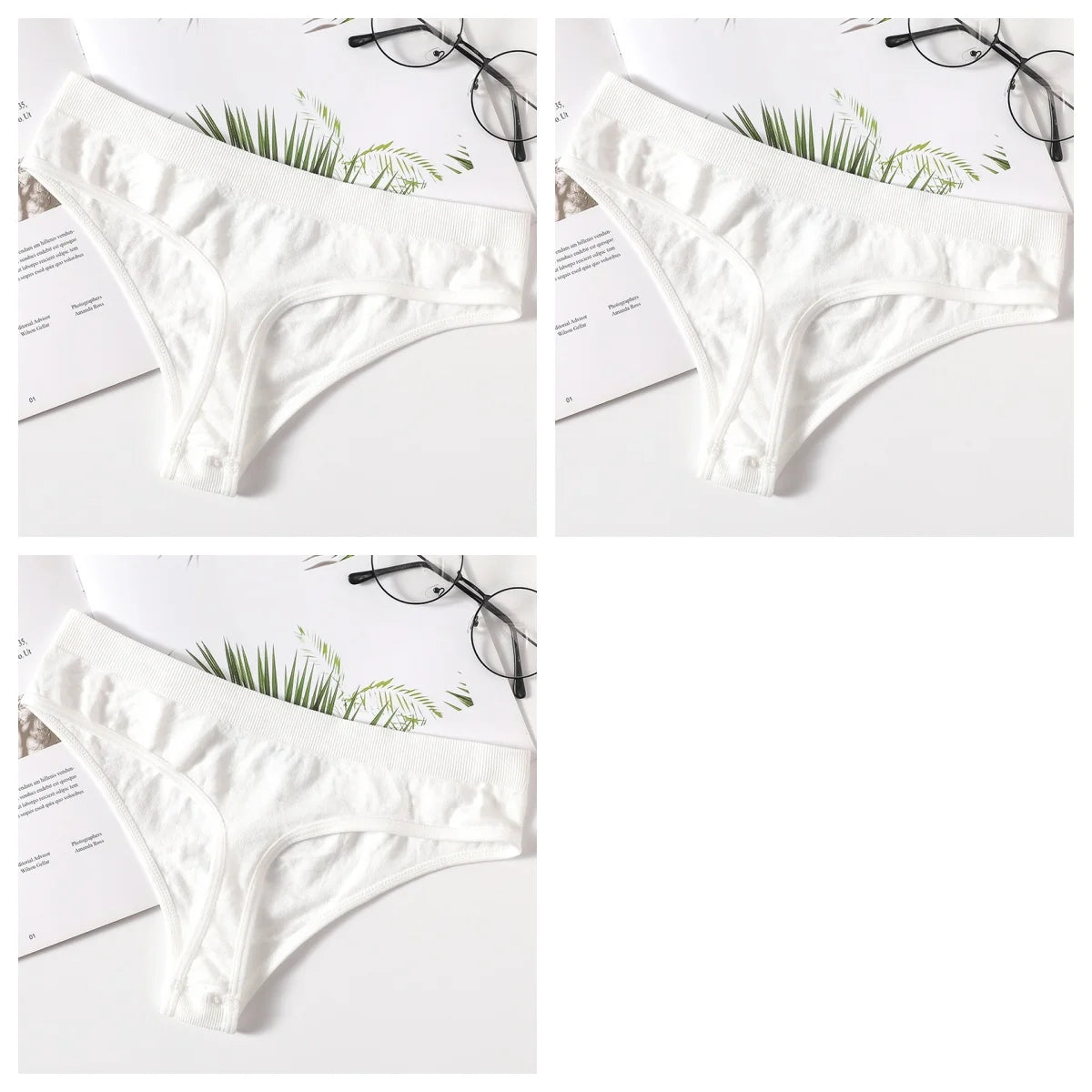 3PCS/Set Seamless Thongs Women Panties G-String Sport Underwear Female Sexy Lingerie Low Waist T-Back Underpants M-XL Intimates