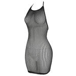 1PC Women Sexy Fishnet Beach Cover Up Hollow Out Bodycon Dress See Through Summer Swimwear