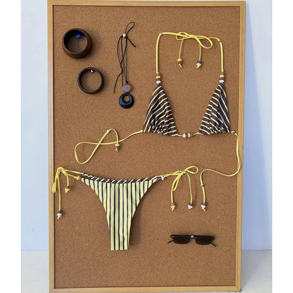 Micro Bikinis 2026 Sexy Women Swimsuit Push Up Swimwear Print Bikini Set Biquini Bathing Suit Swimming Suit Beachwear Female