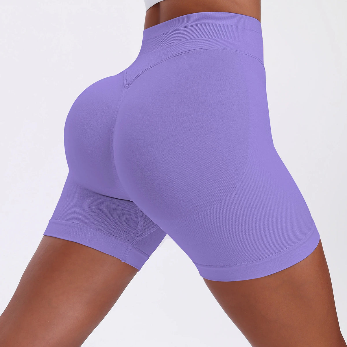 Women Sexy High Waisted Yoga Shorts Fashionable and Running Fitness Pants Summer Solid Color Yoga Leggings