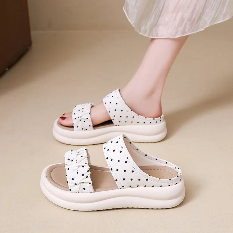 2026 SummerSandals for Women's Thick Soled Casual Daily Life Shoes for Female Fashion Style Beach Flat
