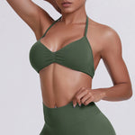 Hearuisavy Sports Bra Woman Gym Tops Sportswear Female Underwear Yoga Clothes Breathable Fitness Crop Top Push Up Workout Bras