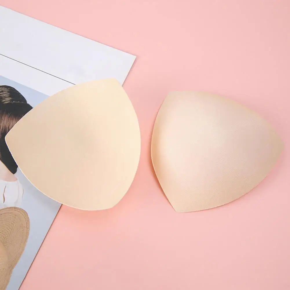Bra Pads Inserts Sewed Stitched Push Up Bra Pads for Sports Bra Removable Breast Enhancers for Swimsuits Bikini Top