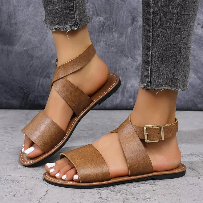 Women'sFlat Sandals Casual Comfortable Summer Shoes Women Lightweight Non SlipBeach