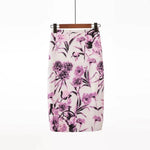 Spring Summer Women Y2K High Waist Midi Pencil Chiffon Skirts Slim Bodycon Vintage Hip Raise Korean Fashion Clothes UOV5
