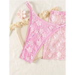 S - XL Three-pieces Bikini set With Skirt Flowers Sequins Bikini Female Swimsuit Women Swimwear Bather Bathing Suit Swim V7864