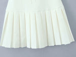 Bowknot Off Shoulder Strapless Party Short Dress for Women 2025 Elegent Lady White Pleated Mini Vestidos Female Backless Dress