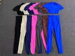 2PCS Yoga Suit Sports Set Women Quick-Drying Gym Set Women Tracksuit Running Workout Long Sleeve Sports Shirt Yoga Clothing