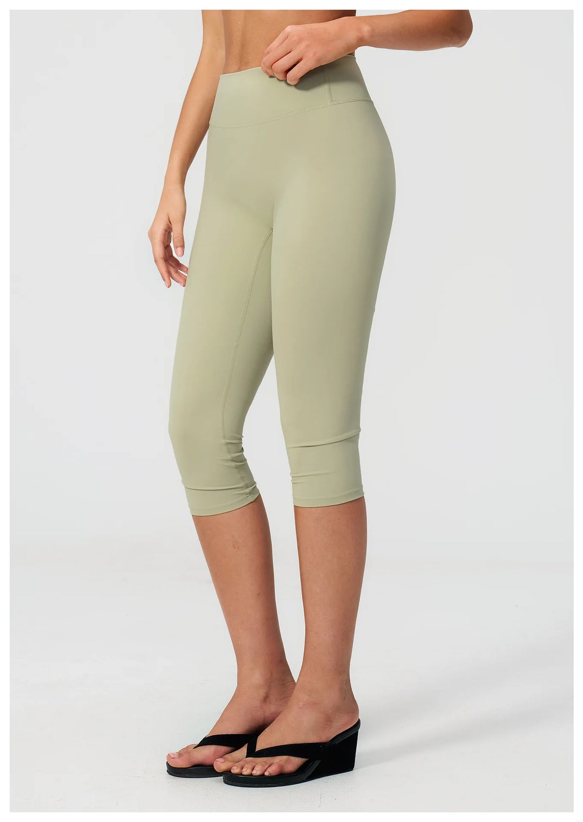 Yoga Pants Women Cropped Pants Sports Pants Fitness Leggings Tights Breathable Quick-drying High Waist Running Workout Pants