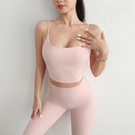 Women Tank Crop Top Underwear Female Strappy Crop Tops Sexy Lingerie Intimates With Padded Femme Fashion Gym Camisole