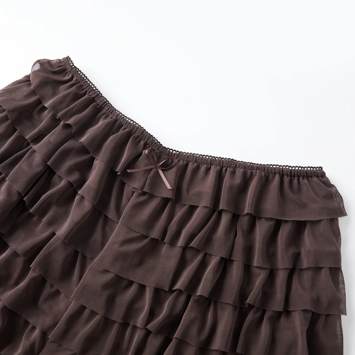 Women’s Layered Ruffle Bloomers Fashion Low Waist Bow Front Solid Color Shorts Casual Summer Mini Shorts
