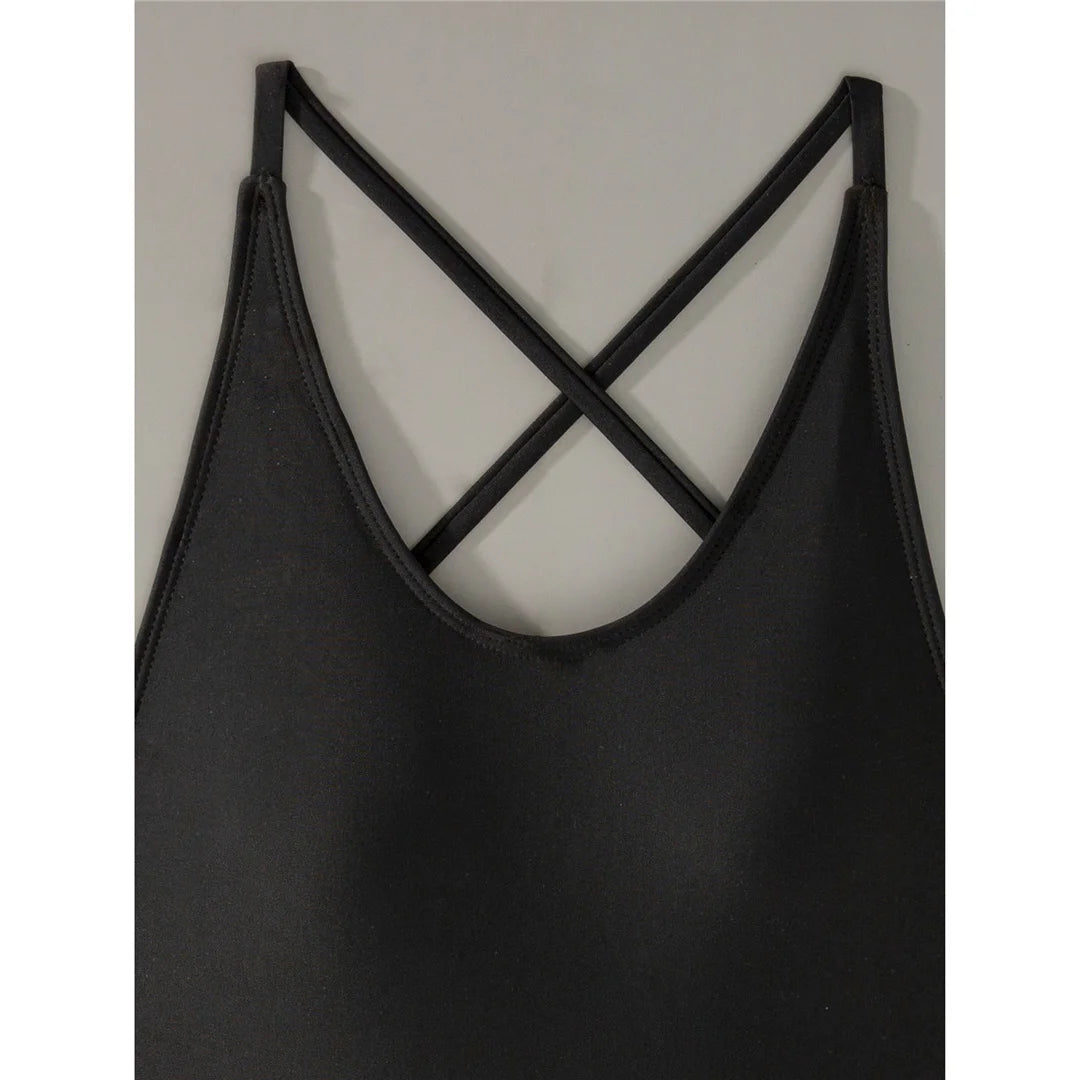 Extreme String Mini Micro Thong Cross Back Women Swimwear One Piece Swimsuit Female High Leg Cut Bather Bathing Suit Swim V7876