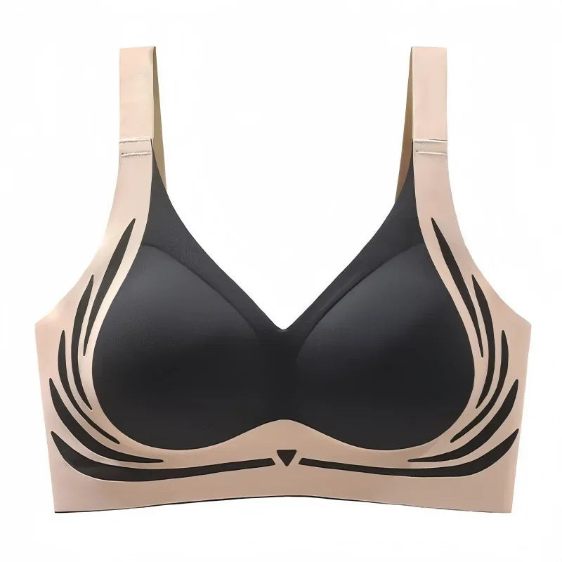 Push-Up Seamless Bras For Women Anti-sagging Non-wired Bra Anti-Spill Side Support Sexy Lingerie Adjust Straps Underwear M-4XL