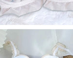 Japanese MOMOKO Butterfly Lingerie Set Wireless Bralette Sweet Pure Style Push Up Gathering Support for Small Chest No Underwire