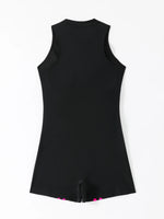2026 Large Plus Size Swimsuit Women One Piece Zipper Sporty Swimwear Female Bathers Bathing Swimming Swim Suit Beachwear 4XL