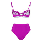 2024 Sexy Brazilian Bikini Set High Waist Golden Printed Women Swimwear Push Up Bikinis Swimsuit Female Biquini Bathing Suit
