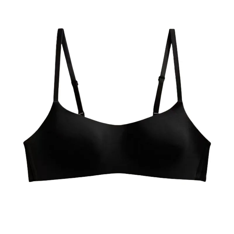 Seamless Bras For Women Small Chest Tube Top 1/2 Cup Non-Wire Bra Women Sexy Lingerie Female Underwear Glossy Intimates