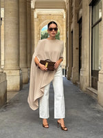 Trendix White Asymmetrical Cover Up For Women Fashion Ruffle Hem Loose Short Sleeve Shirts Casual Elegant Commuting Pullover Top