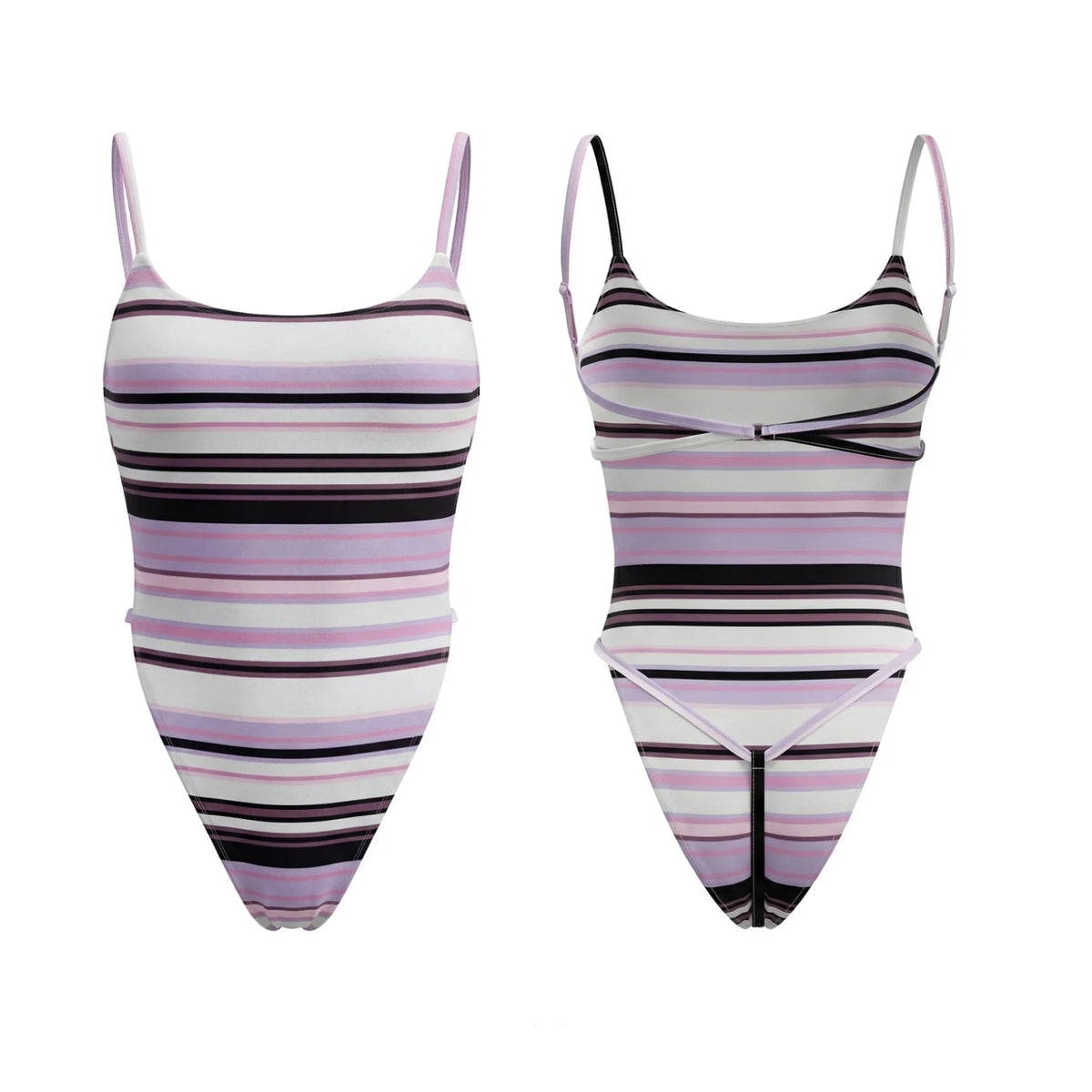 Summer Women's Tank Bodysuits Stylish Backless Sleeveless Spaghetti Strap Romper Out Going Club Sexy Body Top Shirts