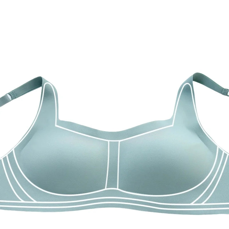 Women Seamless Padded Bra Square Neck Wireless Bralette Invisible Underwear Wide Straps Sexy Lingerie Comfort Intimates S-XL