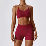 2/3PCS Yoga Set Women Workout Set Seamless Sportswear Gym Clothing Fitness Long Sleeve Crop Top High Waist Leggings Sports Suits