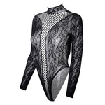 New American Style Fashion Men Vests Tops Crew Neck Sexy HollowMesh Bodysuit CasualLong Sleeve Tank Clubwear Party Costume