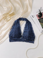 New Wire-free Deep Vneck Brassiere Sexy Lace Lingerie Underwear Comfortable Bra multi colored Women Everyday Bralette A561