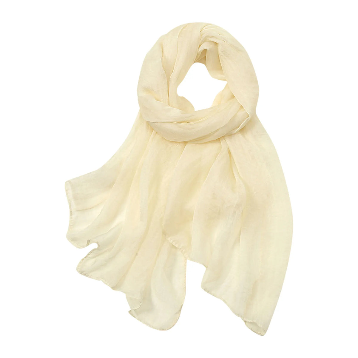 Solid Color Chiffon Scarf Fashionable Lightweight Neck Scarf For Women Summer Neck Sun Protection Silk Scarf Shawl 170*70cm