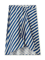 Summer Solid/Stripe/Plaid Midi Skirts for Women Casual Elegant A-Line Skirt for Beach Vacation Streetwear