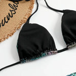 Fish Scales Shiny Halter Triangle Bikinis Sets Swimwear Women Micro Thong Swimsuits Swimming Suit Biquinis Bikinis de Mujer 2026