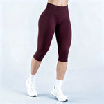 NCLAGEN Seamless Yoga Capri Pants Women Quick Dry Running Sportswear Outdoor Fitness Leggings Gym Clothes Workout Sports Tights