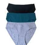 3Pcs/Set Cotton Panties Women Low Waist Briefs Solid Color Underwear Comfort Breathable Panty Sexy Lingerie M-XL Intimates