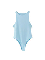 summer solid sexy bodycon women bodysuits female 8 color green slim casualbodysuit chic lady club short playsuits femme