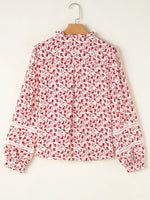 Floral Button Down Long Sleeve Shirt