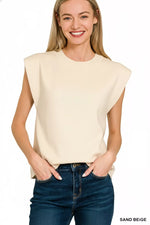 Zenana Round Neck Viscose Sweater Vest