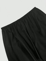 V-Neck Button Detail Vest and Skirt Two-Piece Set