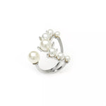 Alloy Pearl Open Ring