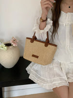 Straw Woven Crossbody Bag