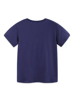 Children's Apple Embroidered Short Sleeve T-Shirt