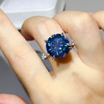 10 Carat 925 Sterling Silver Moissanite Ring