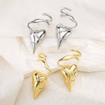 Heart-Shaped Twisted Wire Earrings