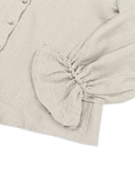 Ruffle Sleeve Shirt and Pants Set