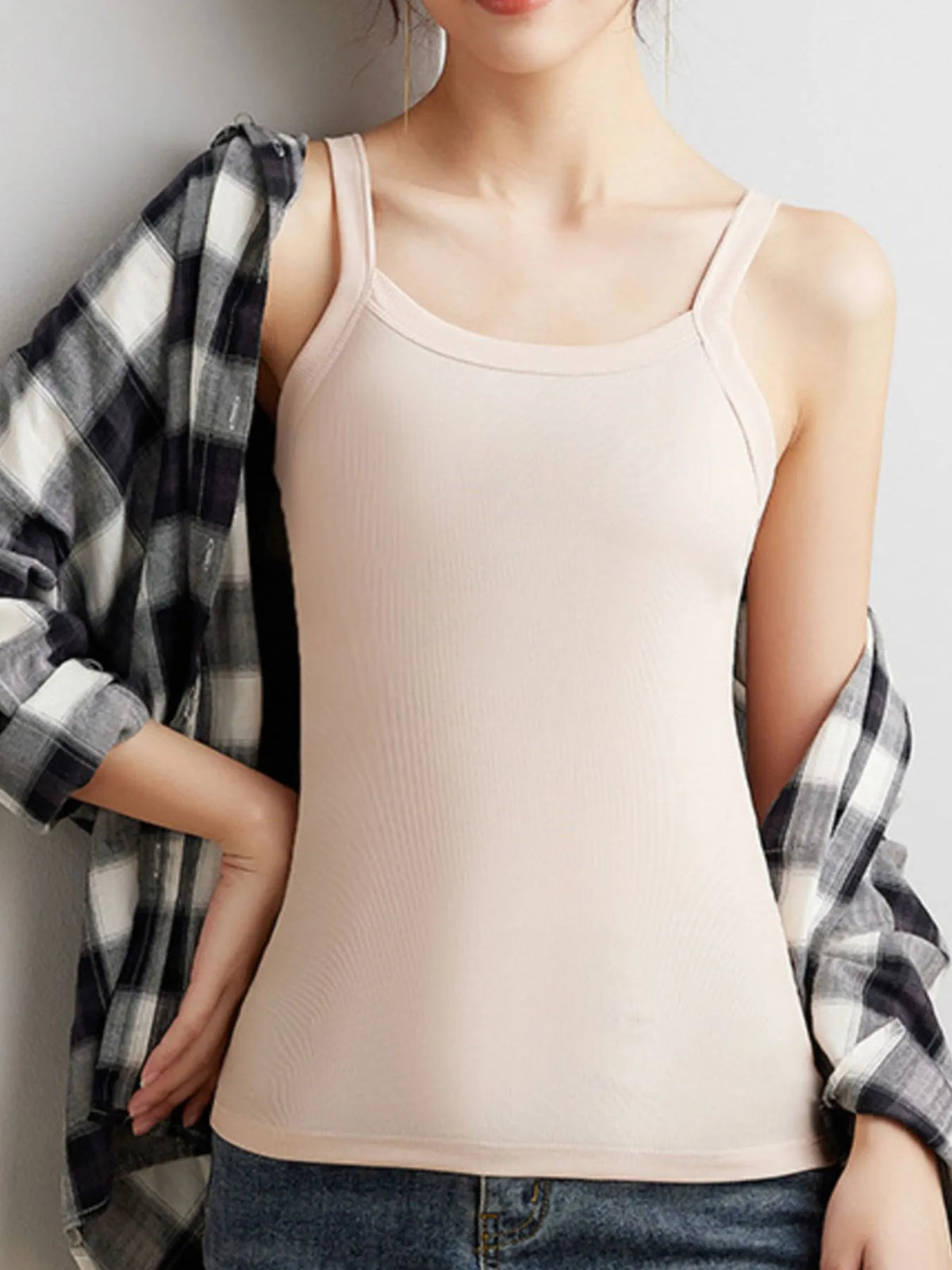 Plus Size Scoop Neck Tank Top