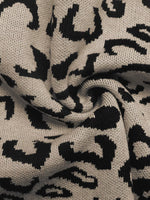 Frill Leopard Long Sleeve Sweater
