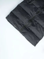 Longline Padded Hooded Vest Coat