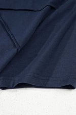 Solid Color Round Neck T Shirt