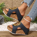 Open Toe Wedge Sandals