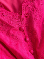 Lace Detail A-Line Midi Dress
