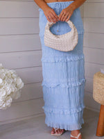 Sleeveless Top and Maxi Skirt Set